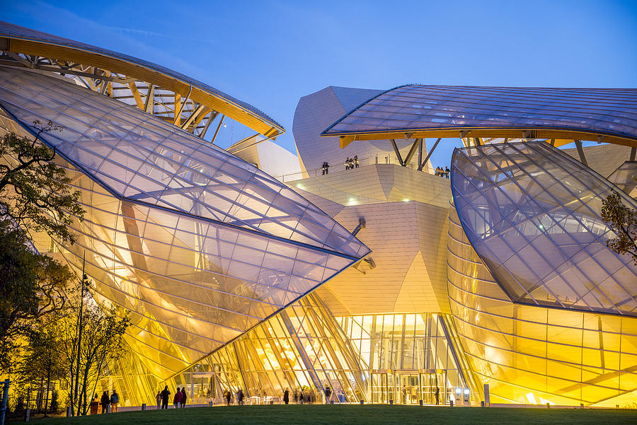Louis Vuitton Foundation In Paris #1 Digital Art by Guido Cozzi