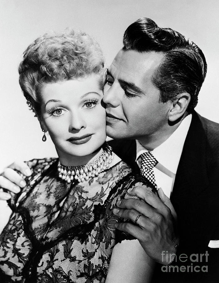Lucille Ball And Desi Arnaz #1 by Bettmann
