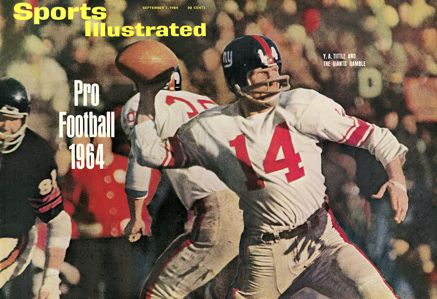 New York Giants Qb Y.a. Tittle, 1963 Nfl Championship Sports