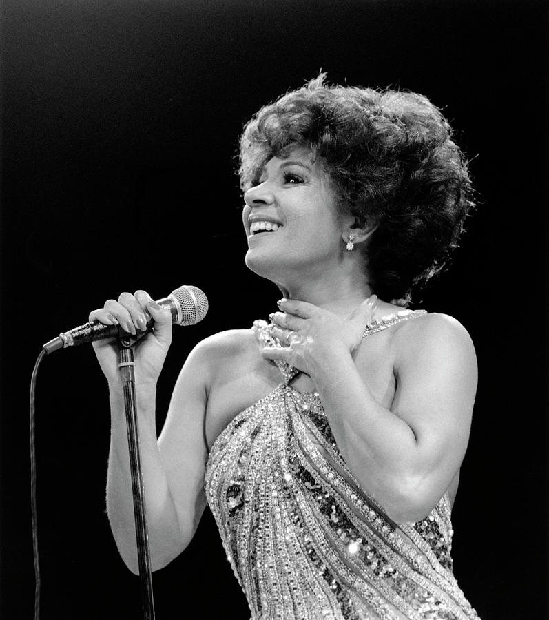 Singer Performing on Stage Photograph - Photo Of Shirley Bassey #1 by David Redfern