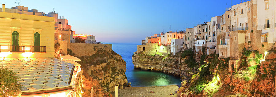Polignano A Mare, Apulia, Italy #1 Digital Art by Luigi Vaccarella