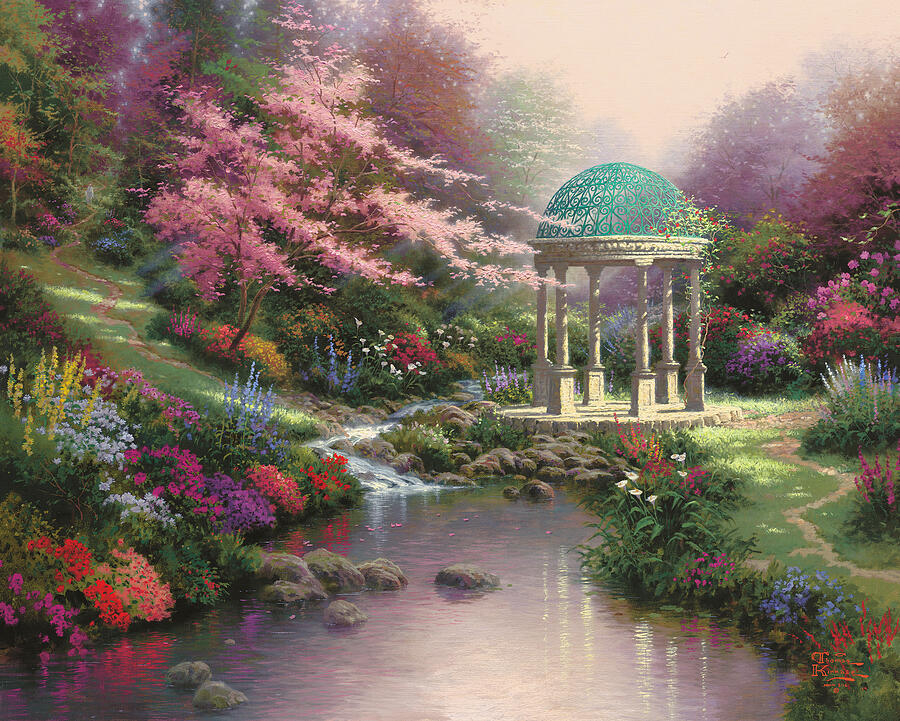 Pools Of Serenity by Thomas Kinkade