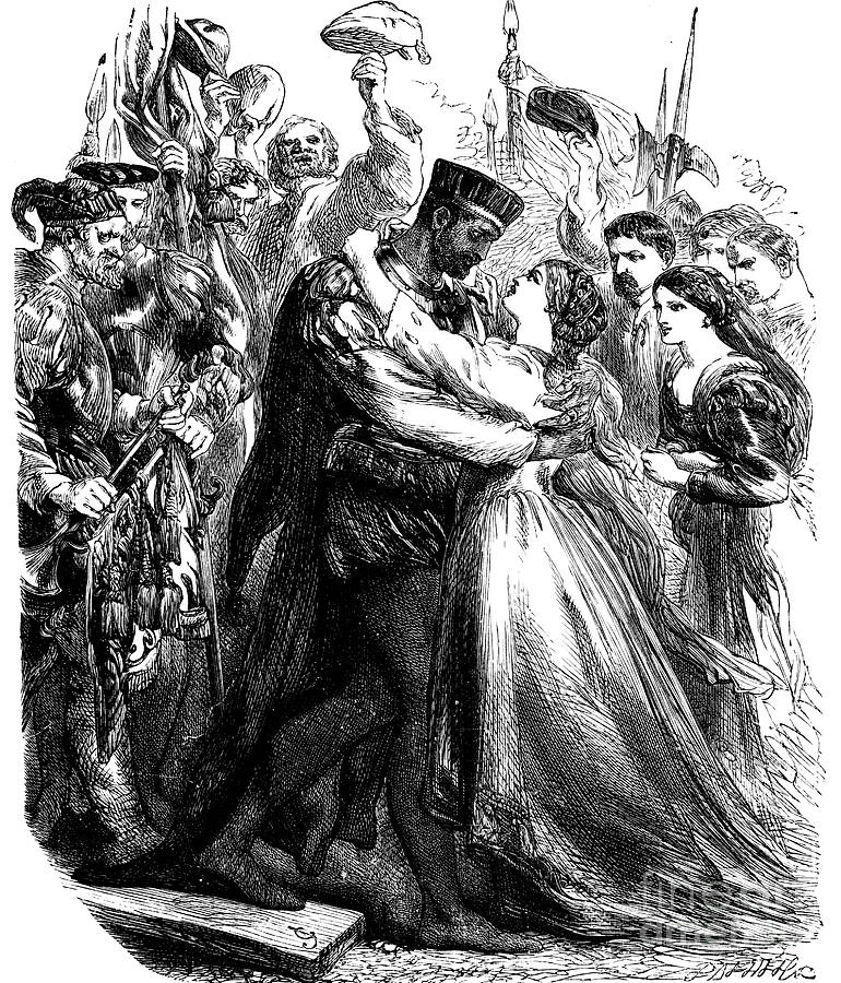Scene From Shakespeares Othello, 19th #1 by Print Collector