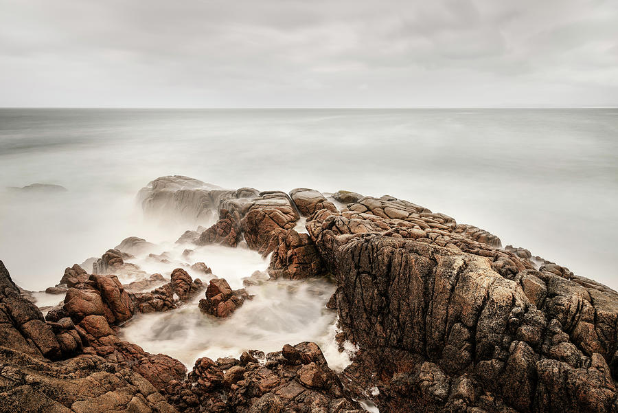 Strong Tide At Coast Around Fanad Head Lighthouse, Letterkenny, County Donegal, Ireland, Wild Atlantic Way, Europe #1 Photograph by G�nther Bayerl