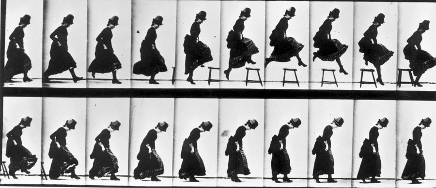 Study Of Motion #1 by Eadweard Muybridge