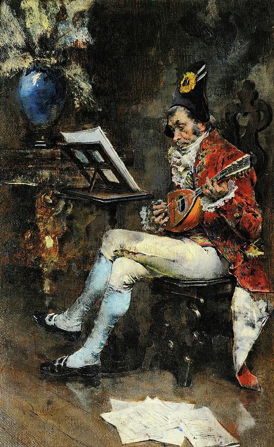 The Musician Painting by Giovanni Boldini