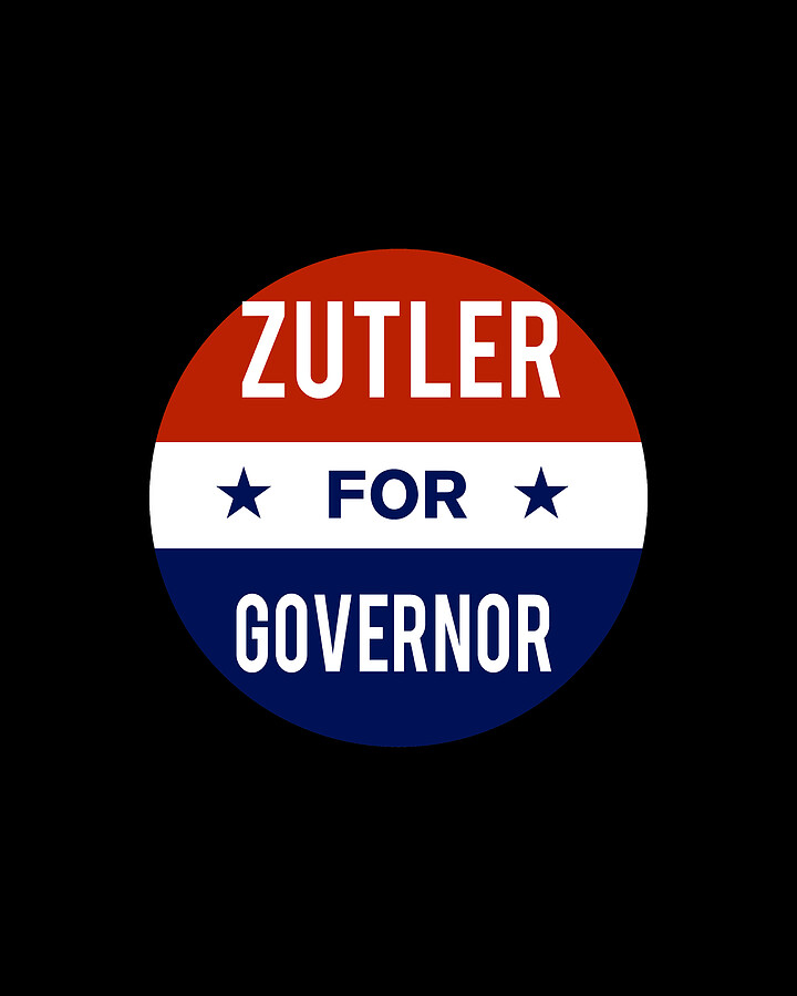 Zutler For Governor 2018 #1 Digital Art by Flippin Sweet Gear