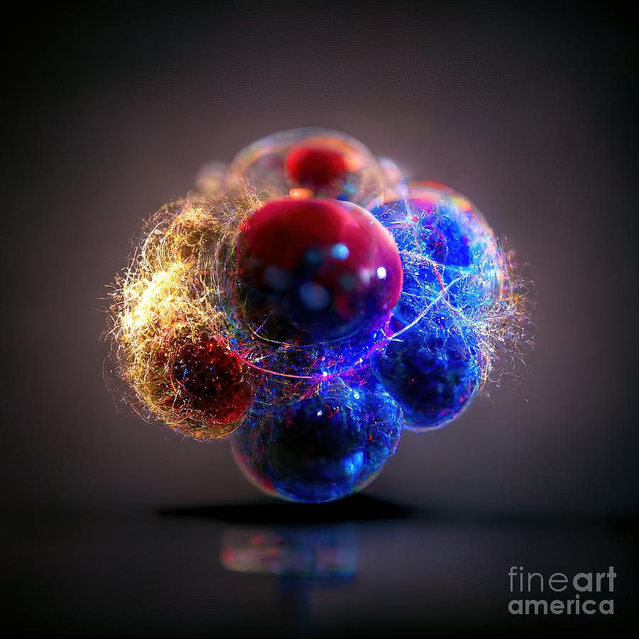 Subatomic Particles And Atoms #14 by Richard Jones / Science Photo Library