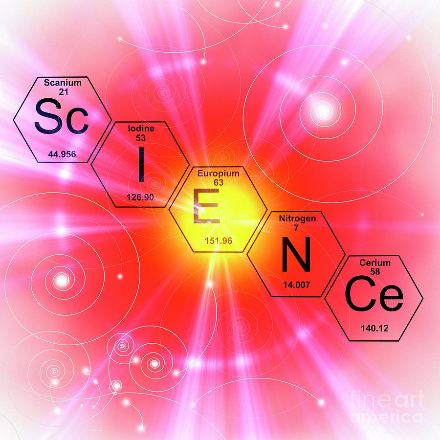 Chemical Elements Science #2 by Mehau Kulyk / Science Photo Library
