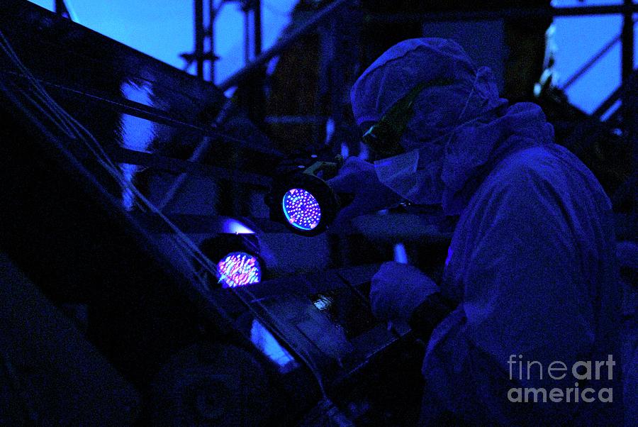 Nasa Spectrograph Cosmic Origins Spectrograph Inspection #2 by Nasa / Science Photo Library