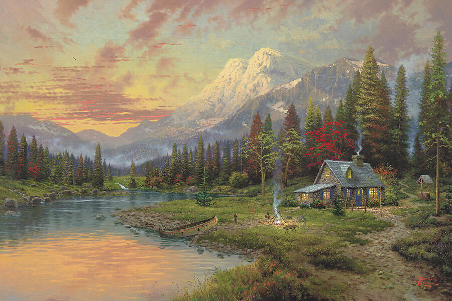 Evening Majesty #2 by Thomas Kinkade