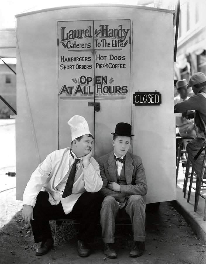OLIVER HARDY and STAN LAUREL in PACK UP YOUR TROUBLES -1932-. #2
