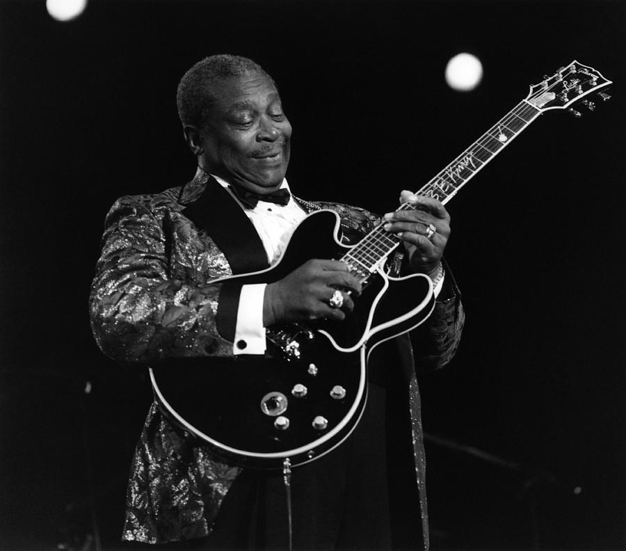 Legendary Blues Guitarist Performing Photograph - Photo Of Bb King #2 by David Redfern