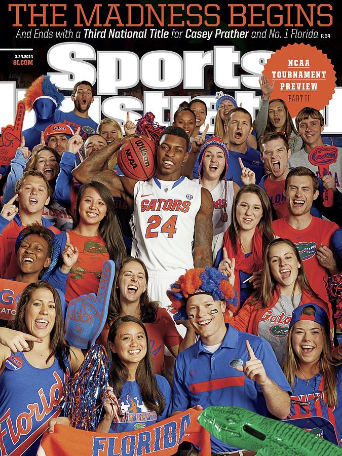 Florida Gators Fans Celebration Photograph - 2014 March Madness College Basketball Preview Part II Sports Illustrated Cover #3 by Sports Illustrated