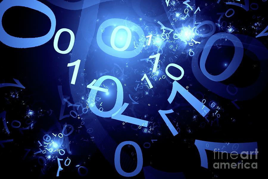 Binary Code #3 by Sakkmesterke / Science Photo Library