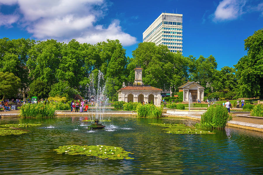 Hyde Park, London, England #3 Digital Art by Olimpio Fantuz