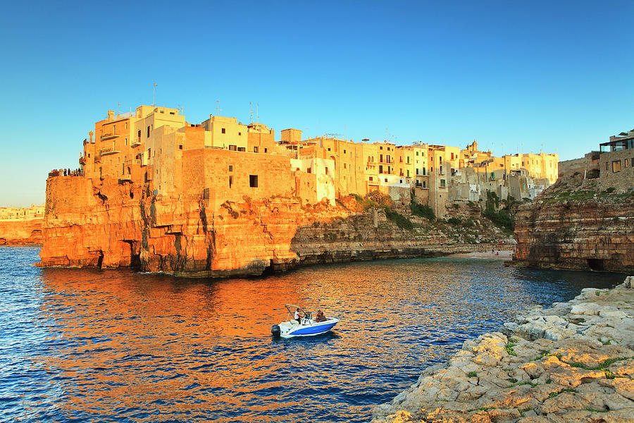Polignano A Mare, Apulia, Italy #3 Digital Art by Luigi Vaccarella