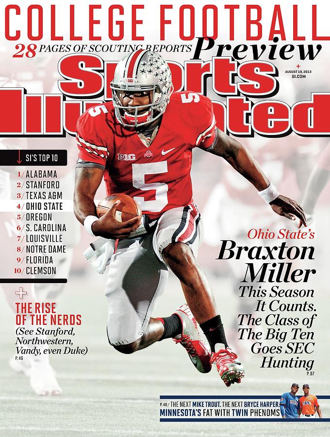 Braxton Miller on Sports Illustrated Cover Photograph - 2013 College Football Preview Issue Sports Illustrated Cover #4 by Sports Illustrated