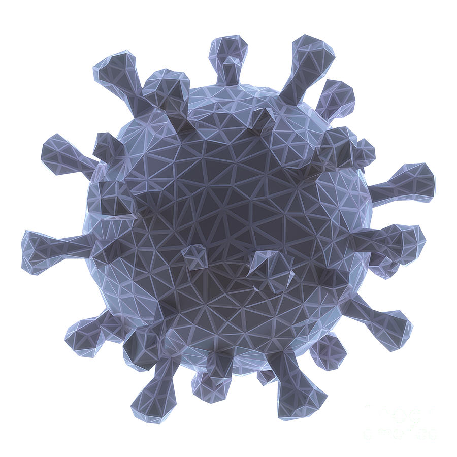 Covid-19 Coronavirus Particle #4 by Ktsdesign / Sciencephotolibrary