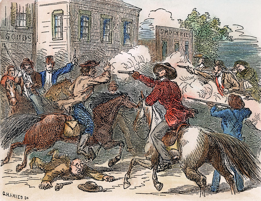 The sacking of Lawrence during Bleeding Kansas