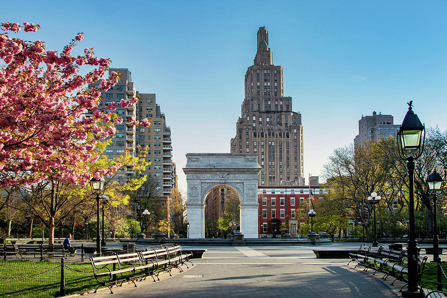 Washington Square Park, Nyc #4 Digital Art by Lumiere
