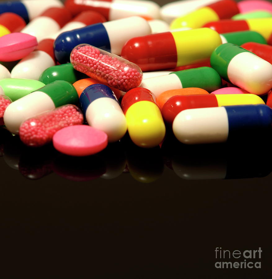 Pillsorted Assorted Pills #5 by Paul Whitehill / Science Photo Library