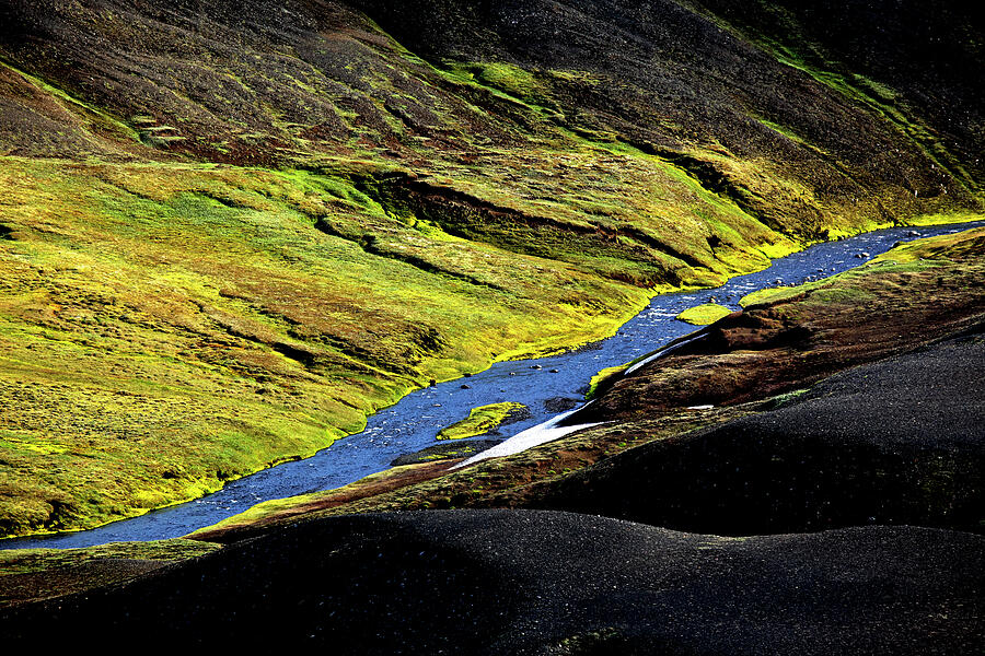 Iceland, Northeast Iceland, Nordurland #5 Digital Art by Bernd Rommelt