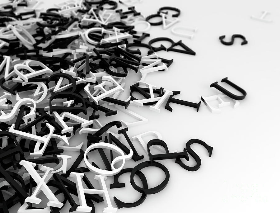 Letters #5 by Jesper Klausen / Science Photo Library