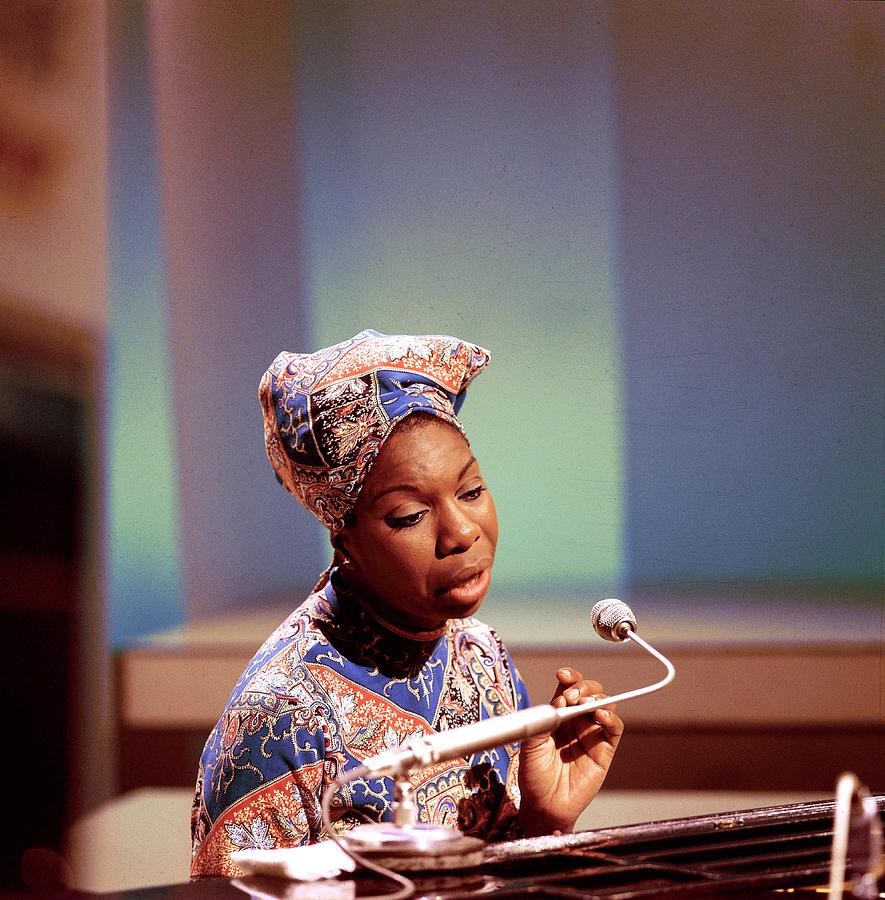 Nina Simone Performing Live Photograph - Photo Of Nina Simone #5 by David Redfern