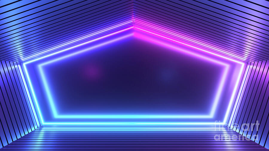 Abstract Neon Illustration #8 by 3Dmedisphere / Science Photo Library