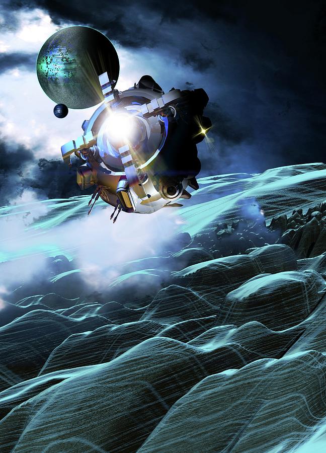 Space Exploration, Artwork #8 by Victor Habbick Visions