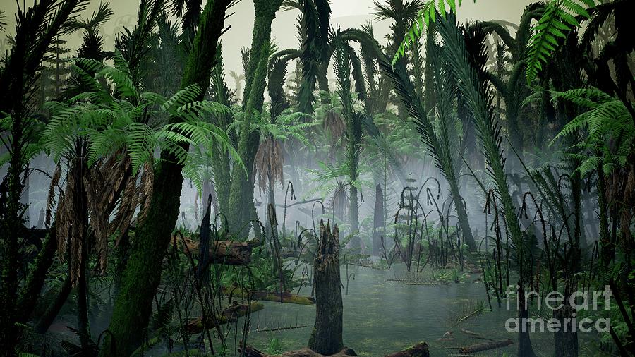 Devonian Forest #9 by Richard Jones / Science Photo Library