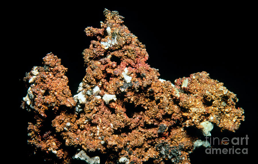 A Specimen Of Copper Ore by Arnold Fisher / Science Photo Library