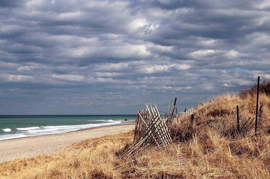 A Storm Rolls in on Rexhame - Marshfield II Photograph by Steven David Roberts