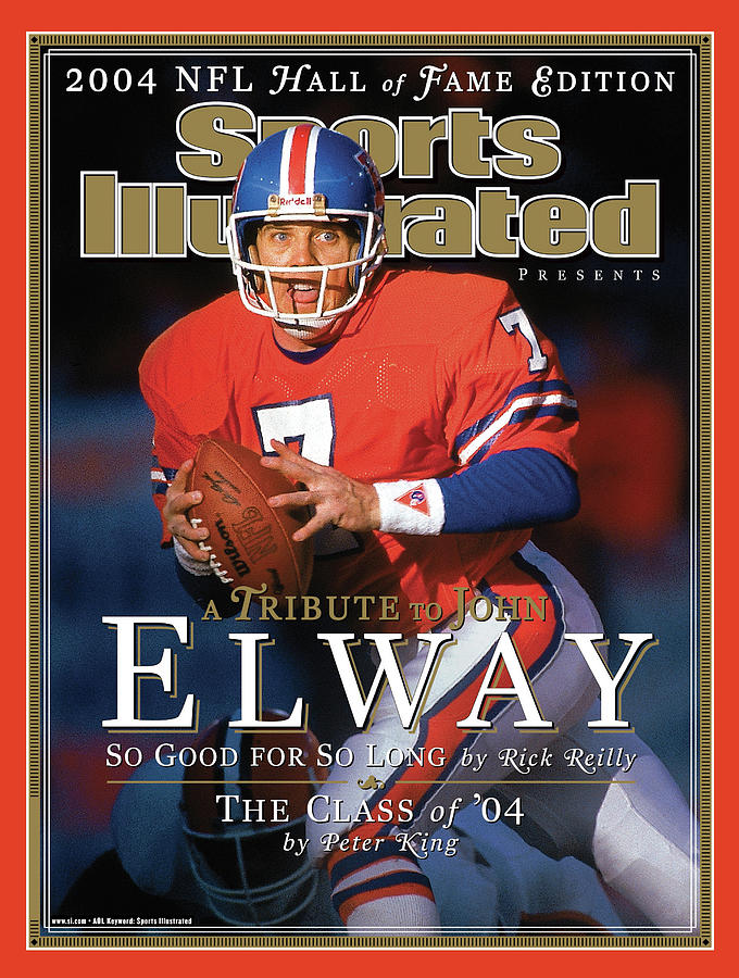 John Elway Sports Illustrated Cover Photograph - A Tribute To John Elway 2004 Nfl Hall Of Fame Edition Sports Illustrated Cover by Sports Illustrated