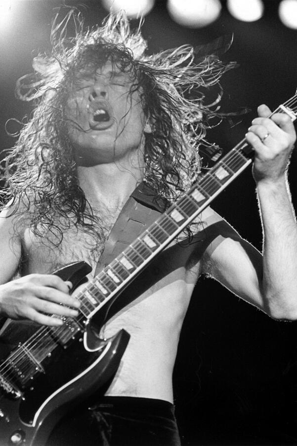 Acdc - Angus Young by Brian Rasic