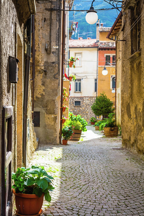 Alley Way In Italy by Deimagine