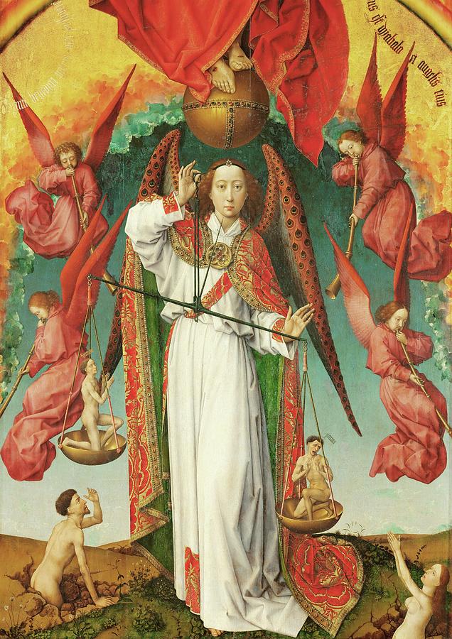 Altar of The Last Judgement, detail. The Archangel Michael