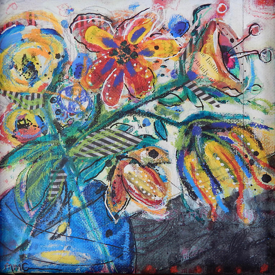 An Equal and Opposite Reaction Mixed Media by Mary Conner