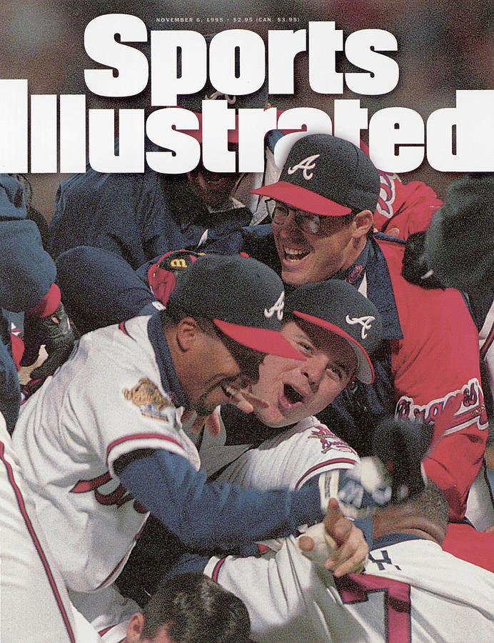 Atlanta Braves Victory Celebration Photograph - Atlanta Braves, 1995 World Series Sports Illustrated Cover by Sports Illustrated
