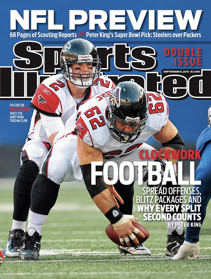 NFL Preview Cover Featuring Football Game Photograph - Atlanta Falcons V New York Giants Sports Illustrated Cover by Sports Illustrated
