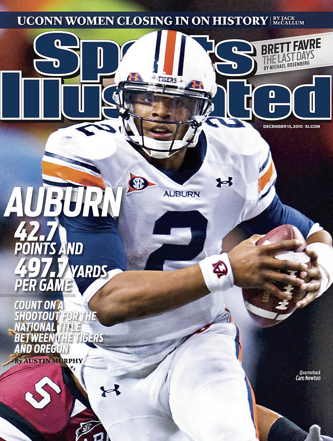 Cam Newton SEC Championship Cover Photograph - Auburn University Vs University Of South Carolina, 2010 Sec Sports Illustrated Cover by Sports Illustrated