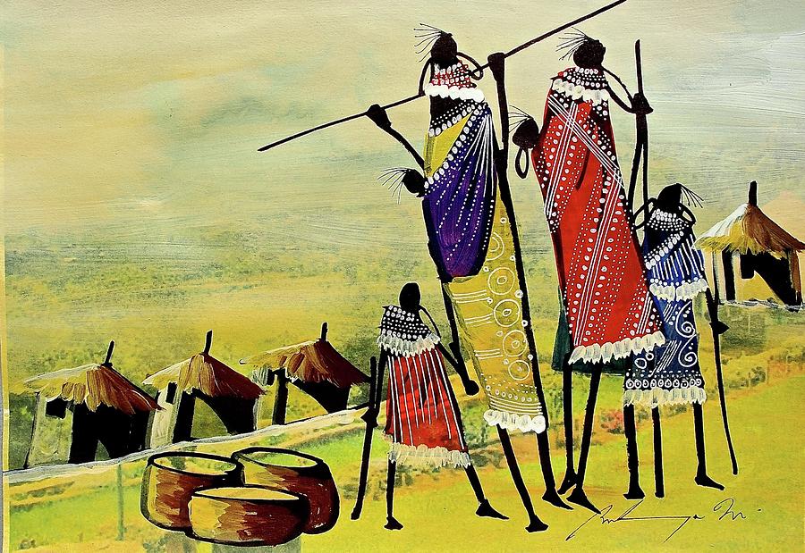 B-282 Painting by Martn Bulinya