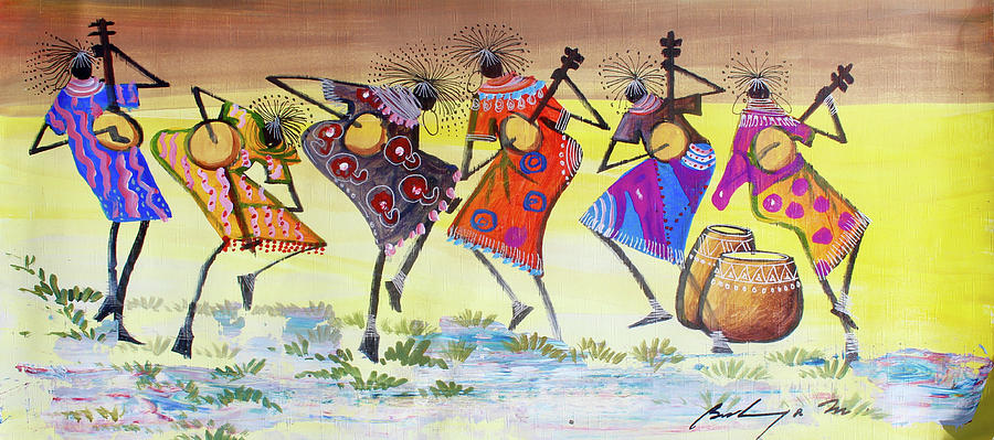 B-352 Painting by Martin Bulinya