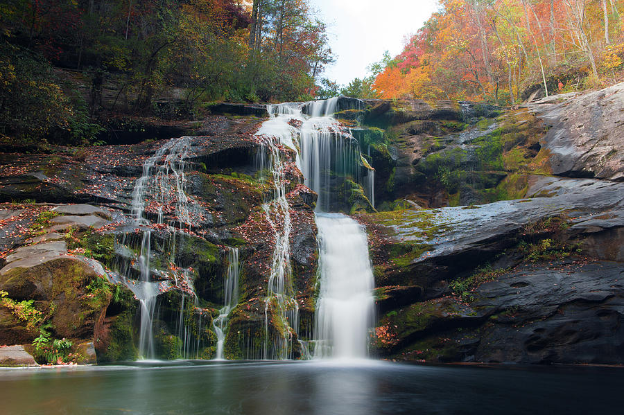 Bald River Falls Basin Photograph by Joe Leone