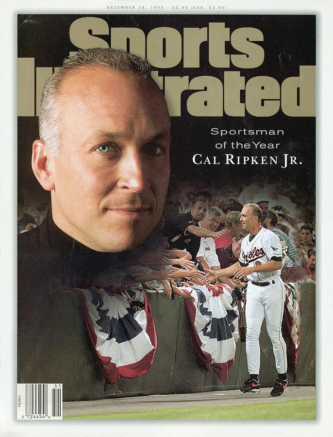 Cal Ripken Jr. Sports Illustrated Cover Photograph - Baltimore Orioles Cal Ripken Jr, 1995 Sportsman Of The Year Sports Illustrated Cover by Sports Illustrated