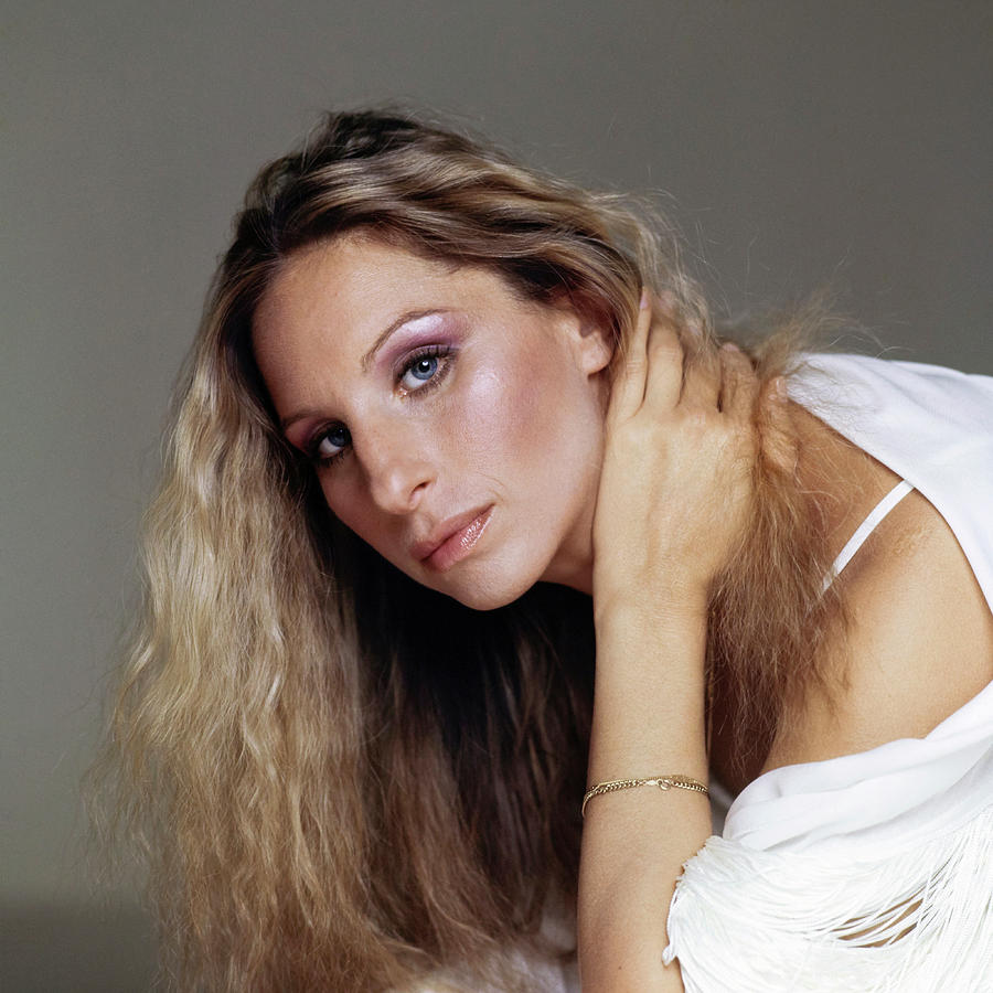 Barbra Streisand in Purple Eyeshadow by Francesco Scavullo