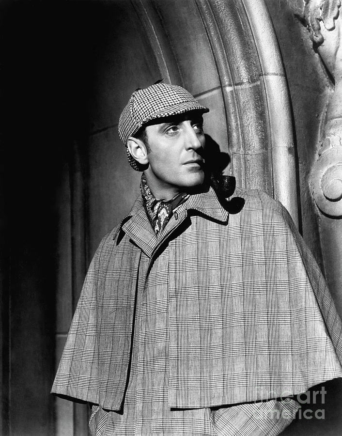 Basil Rathbone As Sherlock Holmes by Bettmann