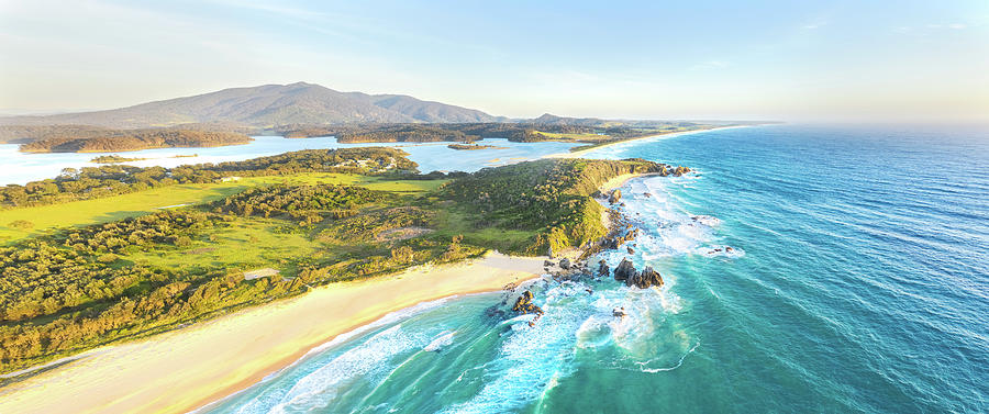 Bermagui Pano Photograph by Monamifoto