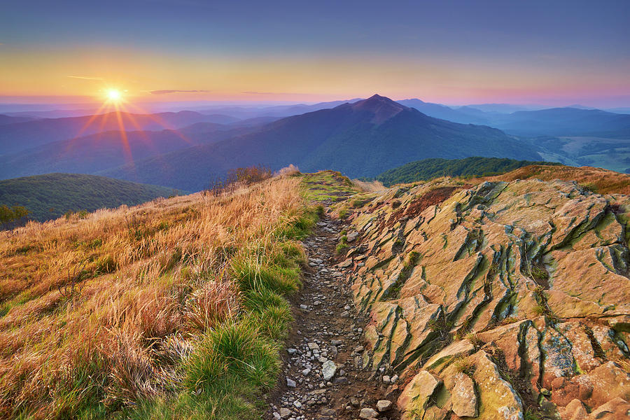 Bieszczady Mountains, Poland Digital Art by Jan Wlodarczyk